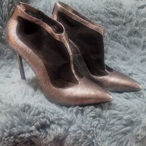 Sam Edelman Metallic Silver Heels
